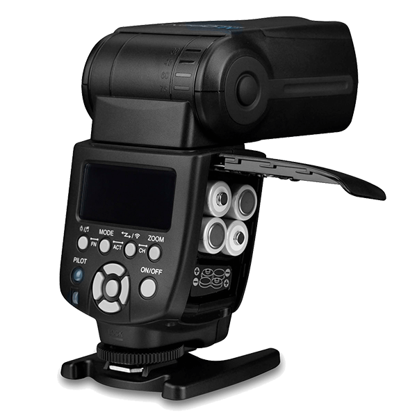 Systemblitz Yongnuo YN-560 IV Negativ Display Batteriefach