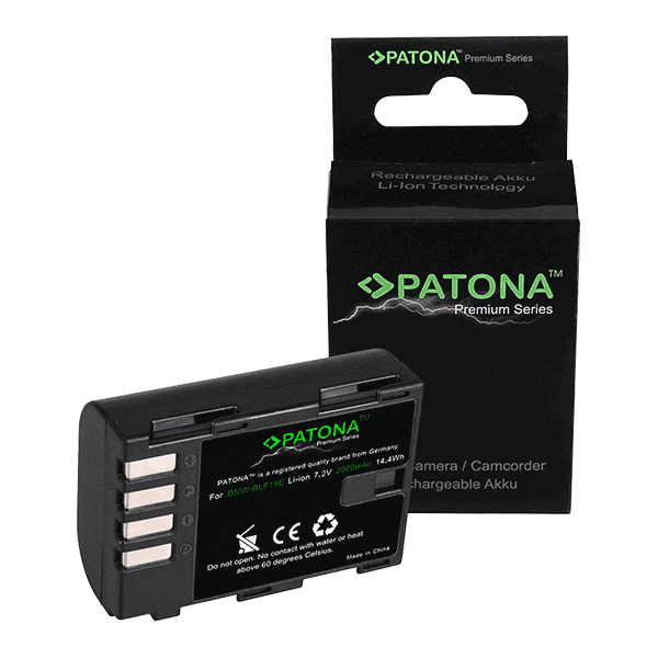 Premium Battery for Panasonic DMW-BLF19 by Patona