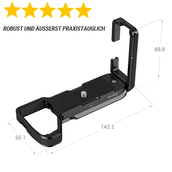 SmallRig L-Winkel zu Sony Alpha 7 IV Alpha 7S III Alpha 1 3660 Abmessungen