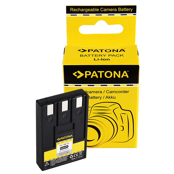 Battery like Canon NB-3L from Patona with packing