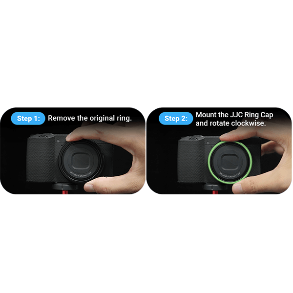 Objektiv-Dekorationsring zu Ricoh GR IIIx wie GN-2 montage