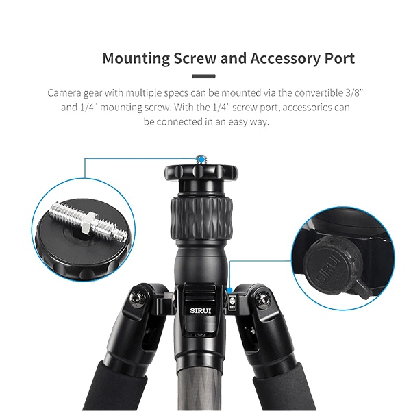 Kamera Stativ Sirui MT-2204 Carbon mit MT-20 Kugelkopf