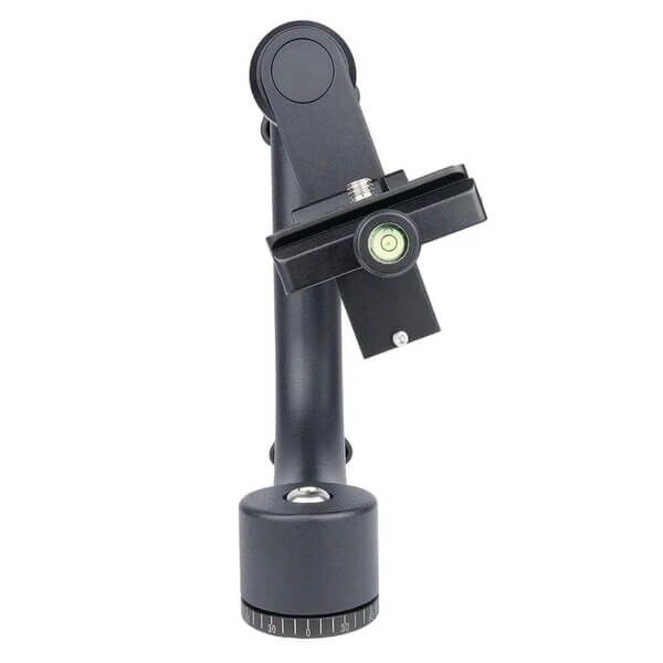 Camera gimbal tripod head side view