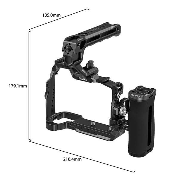SmallRig Cage Kit for Sony Alpha 7R VI (front view) SmallRig Cage Kit for Sony Alpha 7R VI (front view)