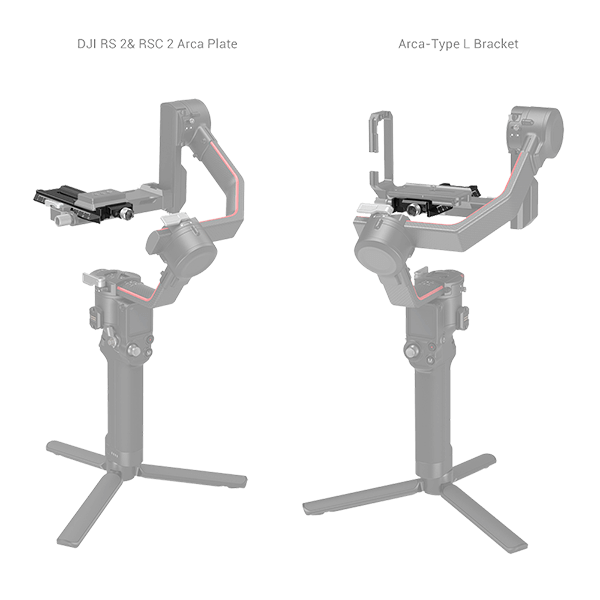 SmallRig quick release Plate Arca for DJI RS 2 and RSC 2 Gimbal 3061