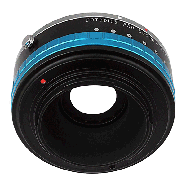 Objektivadapter Canon EF auf Sony E-Mount mit dezentrierter Blendensteuerung von Fotodiox