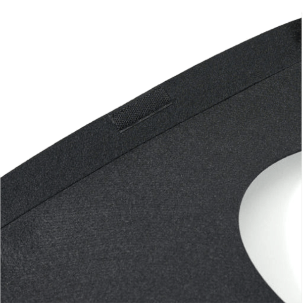 Befestigung der Maske an der FlipSoftbox 28G mit Klettsystem