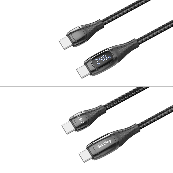 SmallRig USB C Ladekabel 240W mit LED Anzeige 5113 Display