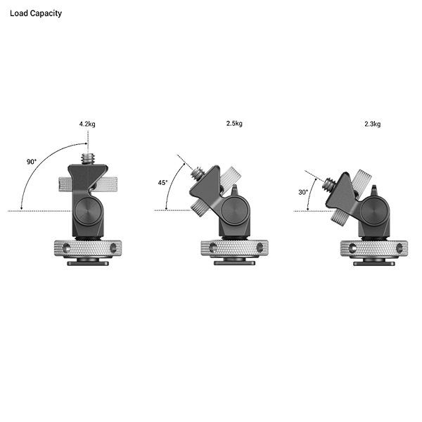 Smallrig Monitorhalterung zu Blitzschuh 2905B Winkel