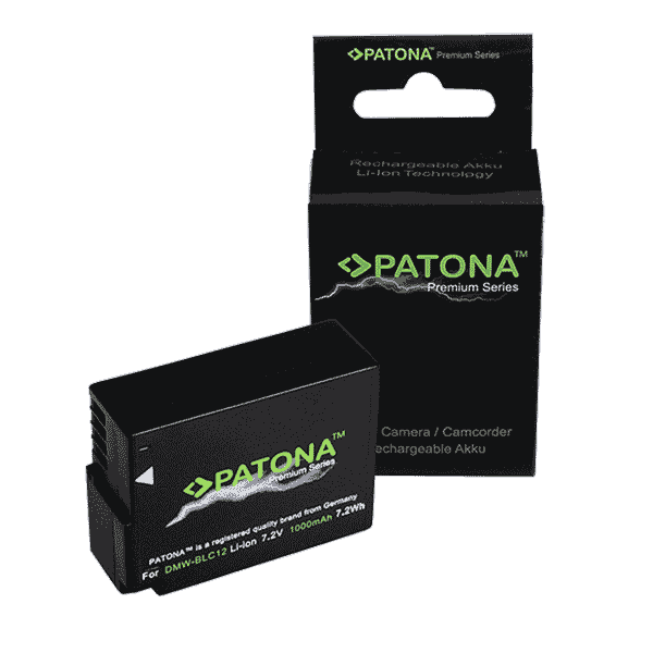 Premium Akku für Panasonic DMW-BLC12 von Patona