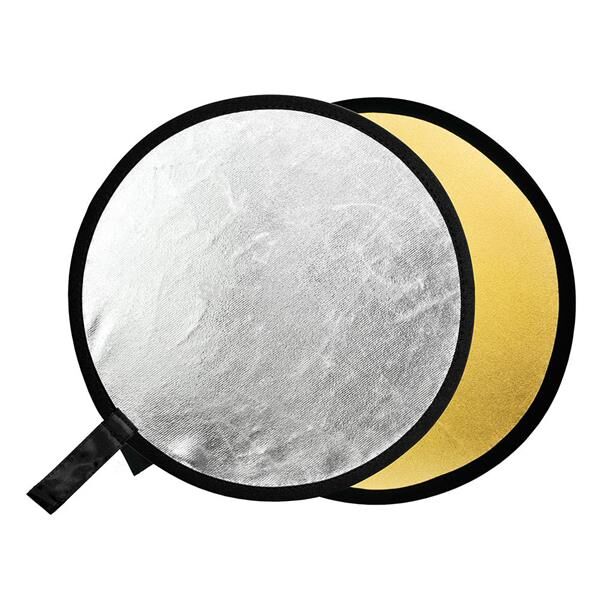 Jinbei Double Face Reflector 110cm gold silver