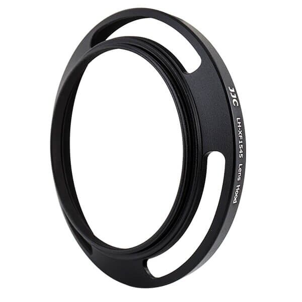 Close-up of the lens hood for Fujifilm