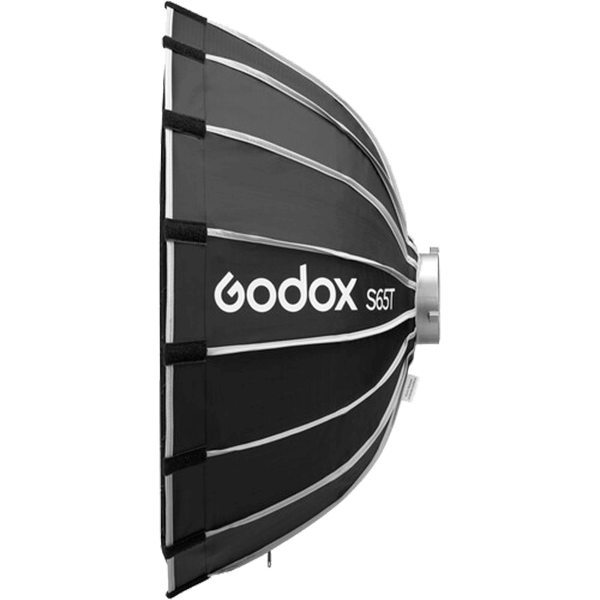 Godox Schnellspann Schirm Softbox mit Bowens 65cm seitlich Godox Schnellspann Schirm Softbox mit Bowens 65cm seitlich
