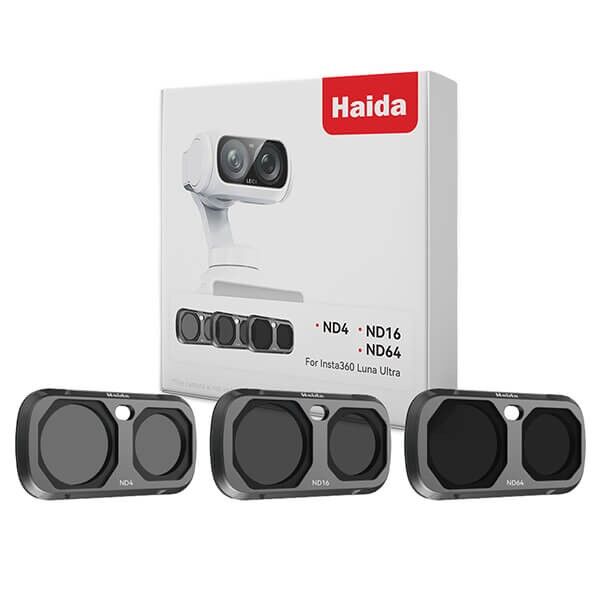 Haida ND Filter Set for Insta360 Luna Ultra Haida ND Filter Set for Insta360 Luna Ultra