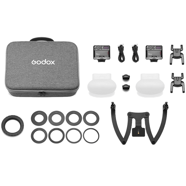 Godox Macro Flash kits MF12-DK3 for Dental photography wit MF-DB