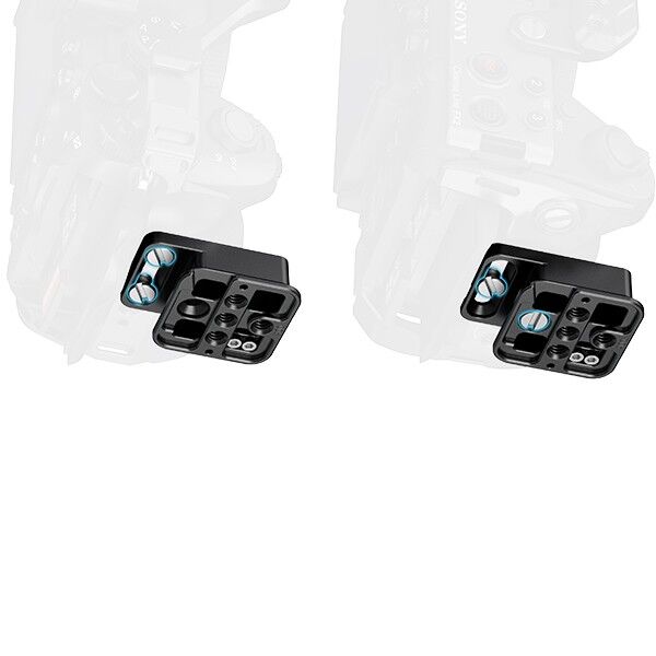 Smallrig Arca-Schnellwechselplatte montiert auf Kamera