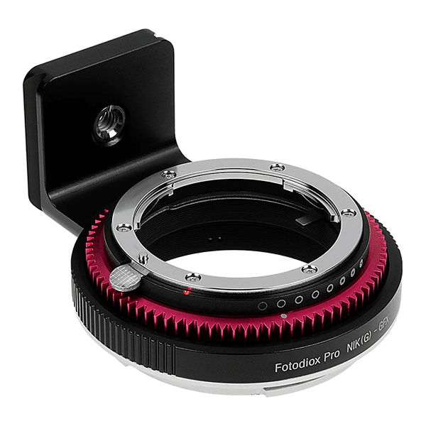 Objektivadapter Nikon G auf Fuji GFX G-Mount von Fotodiox Objektiv Anschluss