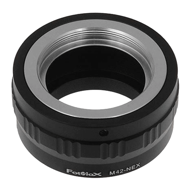 Objektivadapter M42 für Kameras auf Sony E-Mount schräg Objektivadapter M42 für Kameras auf Sony E-Mount schräg