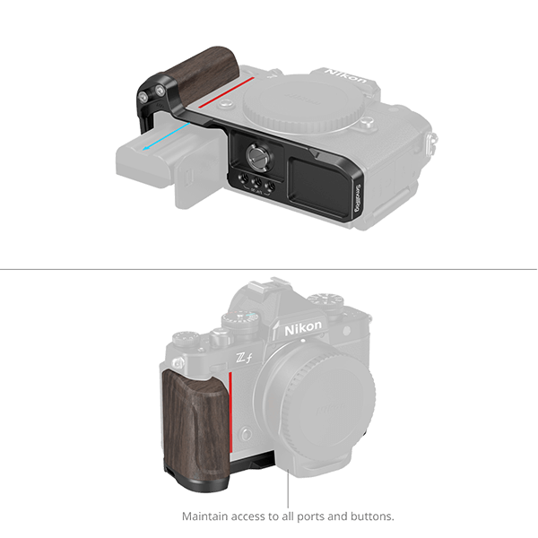 SmallRig Handgriff mit Holz passend zu Nikon Z f 4801