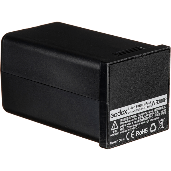 Godox WB300P Lithium-Batterie für AD300pro in Nahaufnahme front