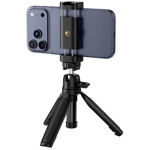 JJC Smartphone Clip SPC-2A auf Stativ Hinteransicht