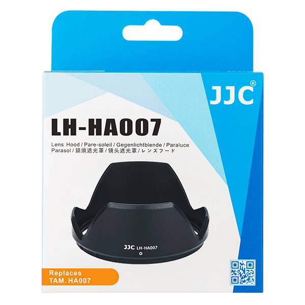 Lens hood such as Tamron HA007 from JJC detail packing