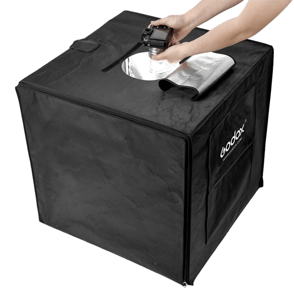 Godox LED LST40 Lichtzelt 40x40 mit drei Leuchten