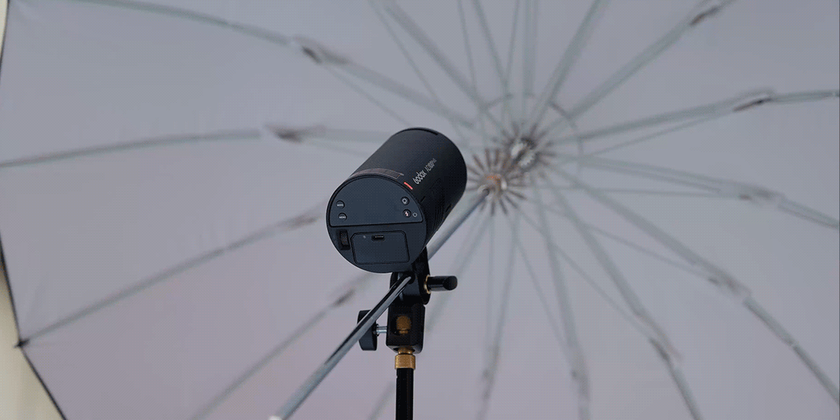 Godox AD100Pro2 am blitzen