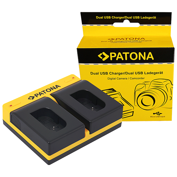 Dual Charger for Panasonic DMW-BLK22 by Patona