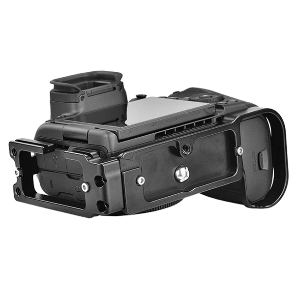 L-Winkel zu Canon EOS R5 Mark II mit Arca und Ronin