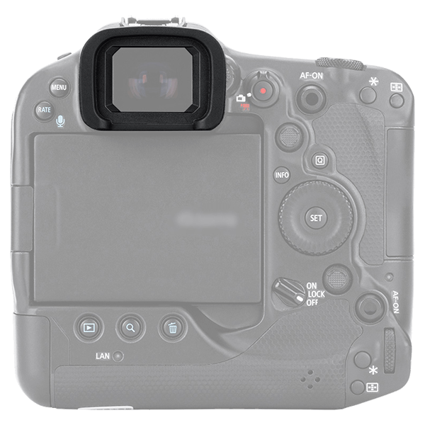 Eyecup like the Canon ER-h from JJC on camera back view
