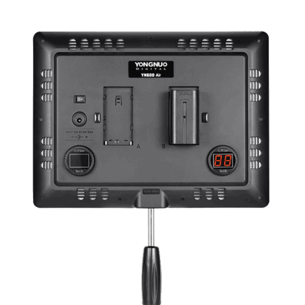 Yongnuo YN-600 Air Pro LED-Videoleuchte Fotoleuchte rückseite