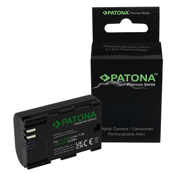 Canon LP-E6N Premium Akku von Patona