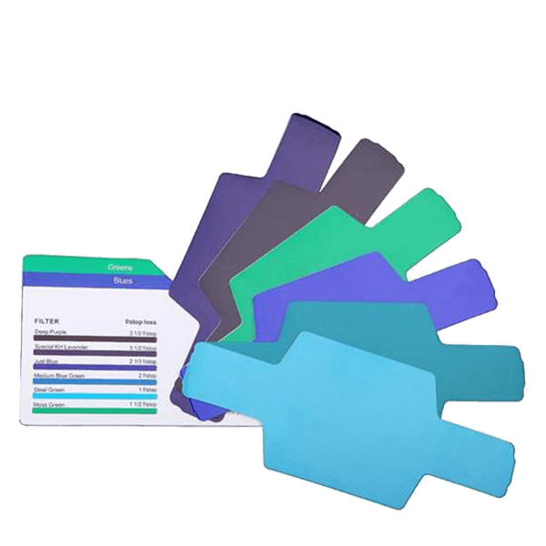 Selens SE-CG20 Filterfolien für Systemblitze Kit blau