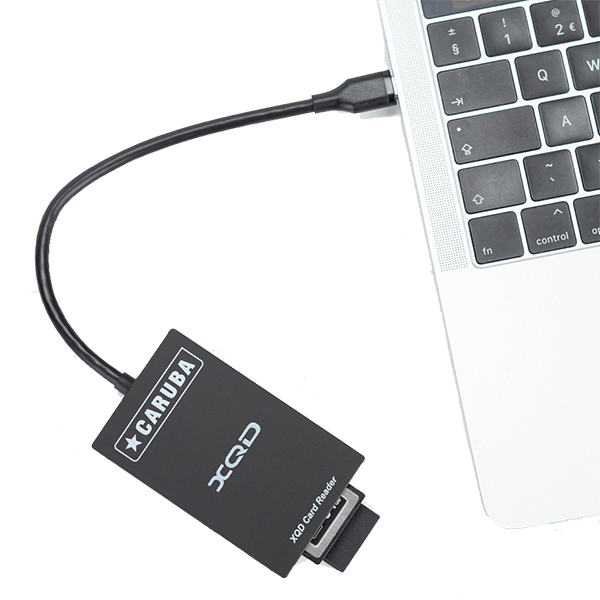 Kartenleser XQD und SD Speicherkarten mit USB-C Anschluss