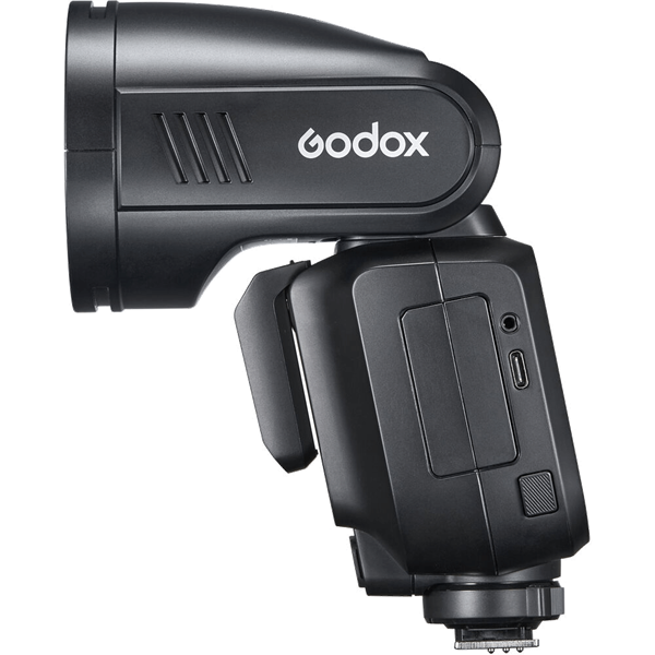 Godox V100 zu Canon Aufsteckblitz mit Akku