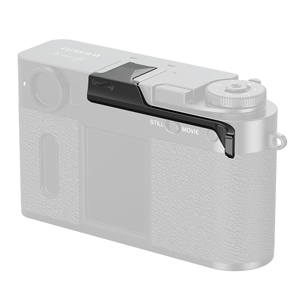 SmallRig Thumb Grip 5222 Vorderansicht an Fujifilm X-HF1