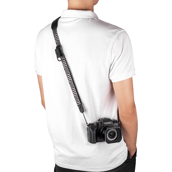 Kameragurt in schwarz grau mit Schnellverschluss QRS-M1-SG von JJC