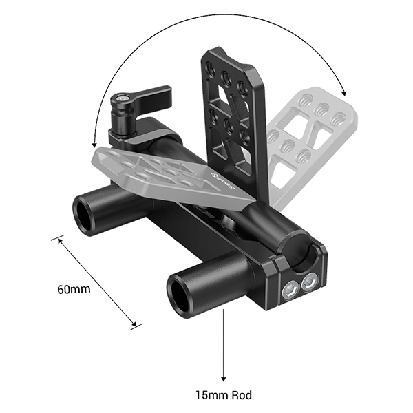 SmallRig Dual 15mm Rod Battery Hinge