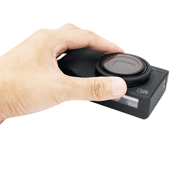 Gegenlichtblende zu Ricoh GR3 von JJC montage