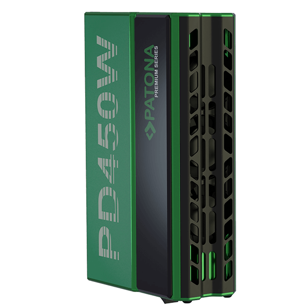 Multiport Ladegerät PD450W von Patona stehend