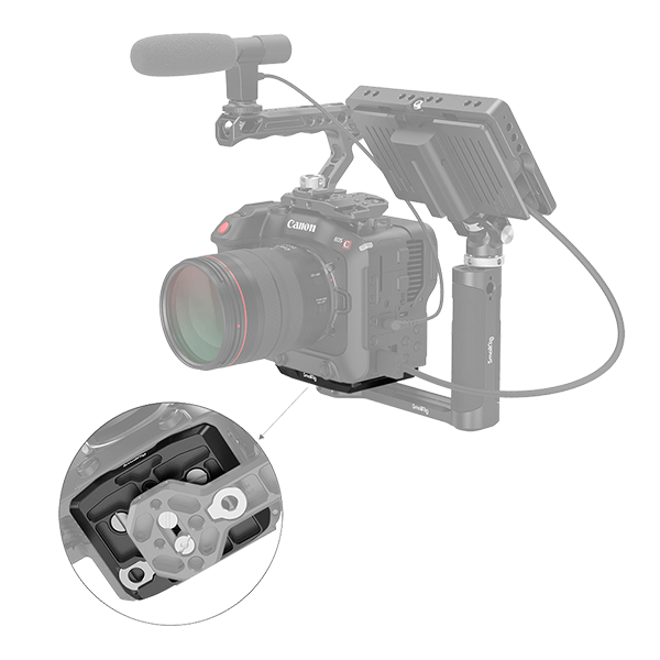 SmallRig schnellwechsel Platte zu Canon C70 3189
