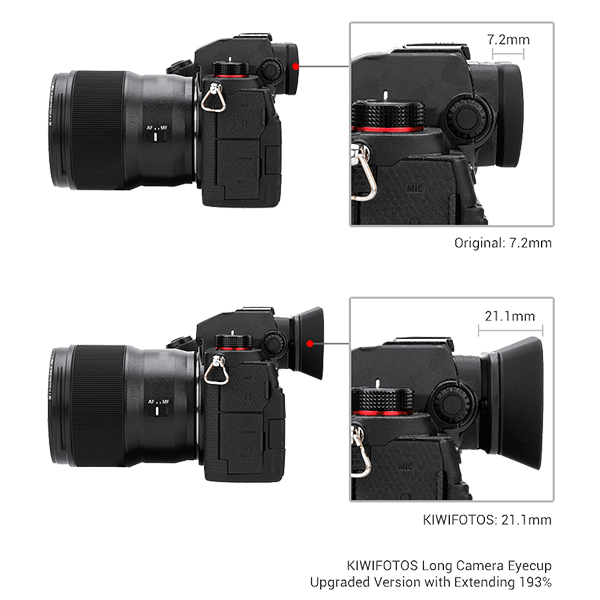 Augenmuschel KE-S5 zu Panasonic Lumix S5 vergleich mit Original