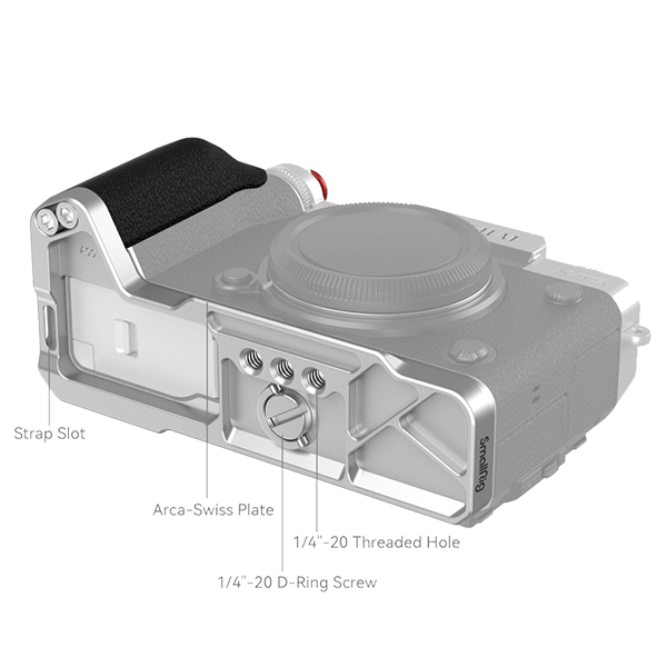 SmallRig L-Griff zu FUJIFILM X-T5 4136 Unterseite