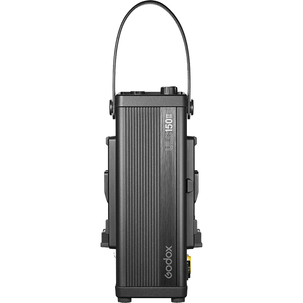 Godox UL150 II geräuschloses LED Licht mit Bowens Anschluss Controller seitlich