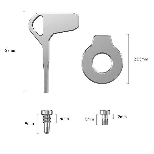SmallRig stainless steel screwdriver set 4385 Scope of delivery