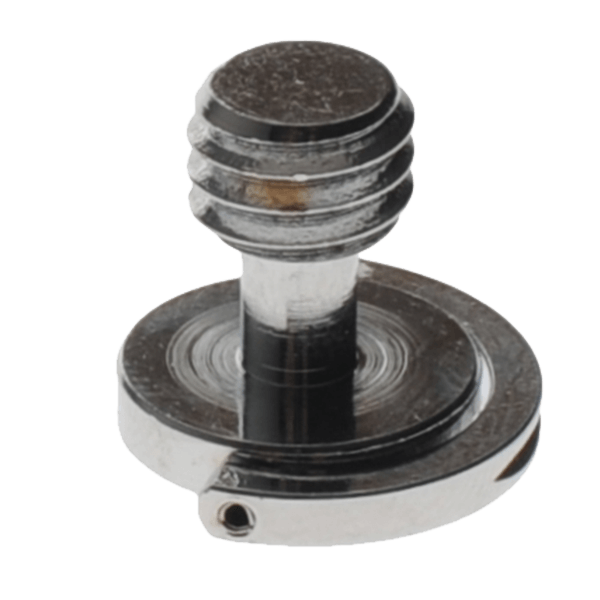 Camera screw with D-ring in silver SC-1