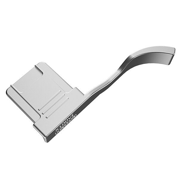 Haida Thumbs Grip für Fujifilm X100VI in Silber Seitenansicht