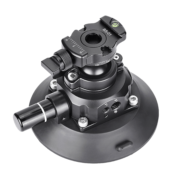 Vacuum Suction Mount Ballhead Kit BS-01 from Sunwayfoto top view