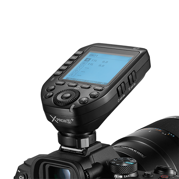 Godox XPro II plus TTL Wireless Dental Flash Trigger for Sony Cameras on Camera